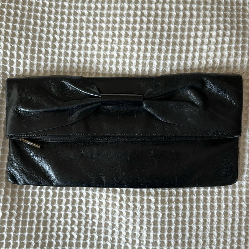 Cute Hobo fold over leather clutch